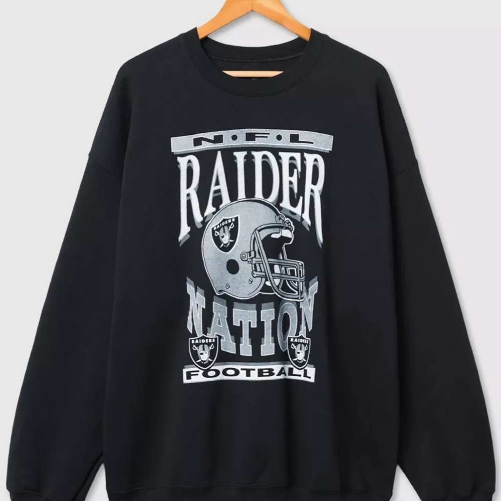 NFL Raider Nation Black Crewneck Sweater